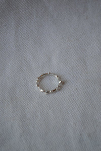 Branch Solitaire Silver Ring