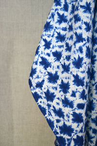 Cotton Linen Shibori Tablecloth