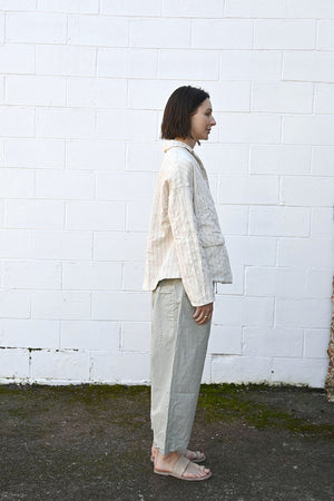 Short and Wide Trousers CC Stone