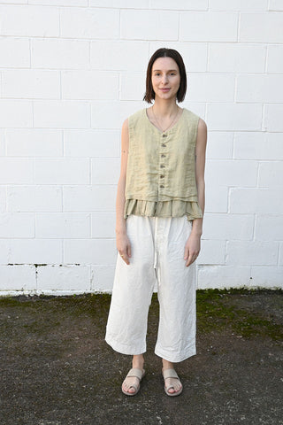 Short and Wide Trousers CC Milk