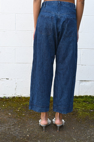 Denim Washed Trousers