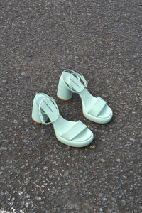 Mint Platform Sandals