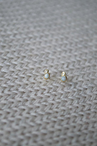 Bubbles Opal Earrings