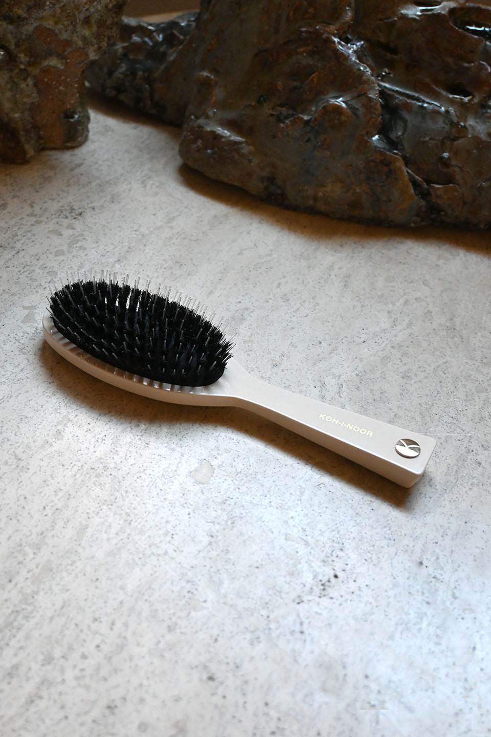 Ivory Boar and Nylon Pin Hair Brush