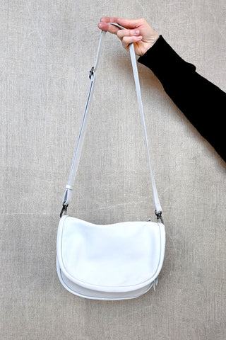 Leather Shoulder Bag Snow