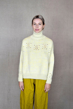 Lemon&Cream Open Knit Turtleneck