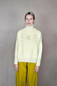 Lemon&Cream Open Knit Turtleneck