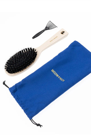 Ivory Boar and Nylon Pin Hair Brush