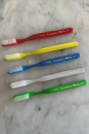 Lavorati a Mano Toothbrush Clear Stripes (Various Colors)