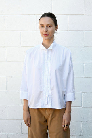 Claudia Short Shirt White