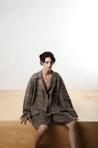 A Qudretti Grandi Jacket Brown/Sage