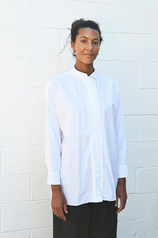 Claudia Long Shirt White