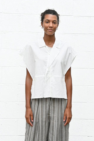 Cotton Blend Square Shaped Shirt