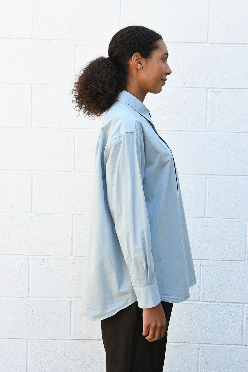 Regular Collar Shirt in Cotton
