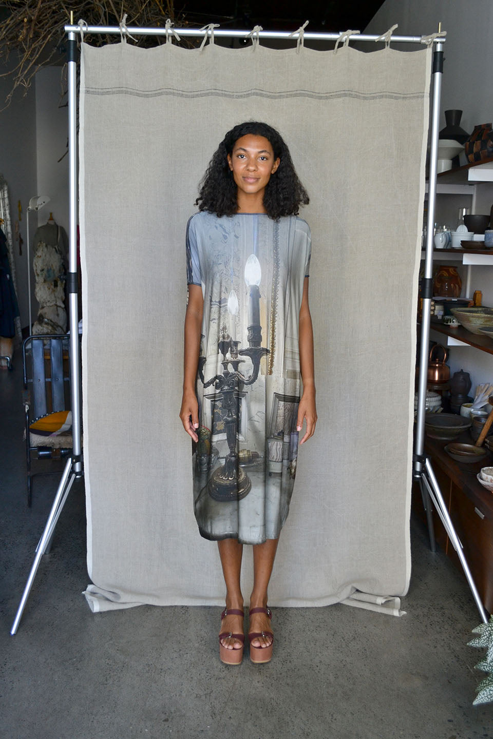 Printed Tube Dress