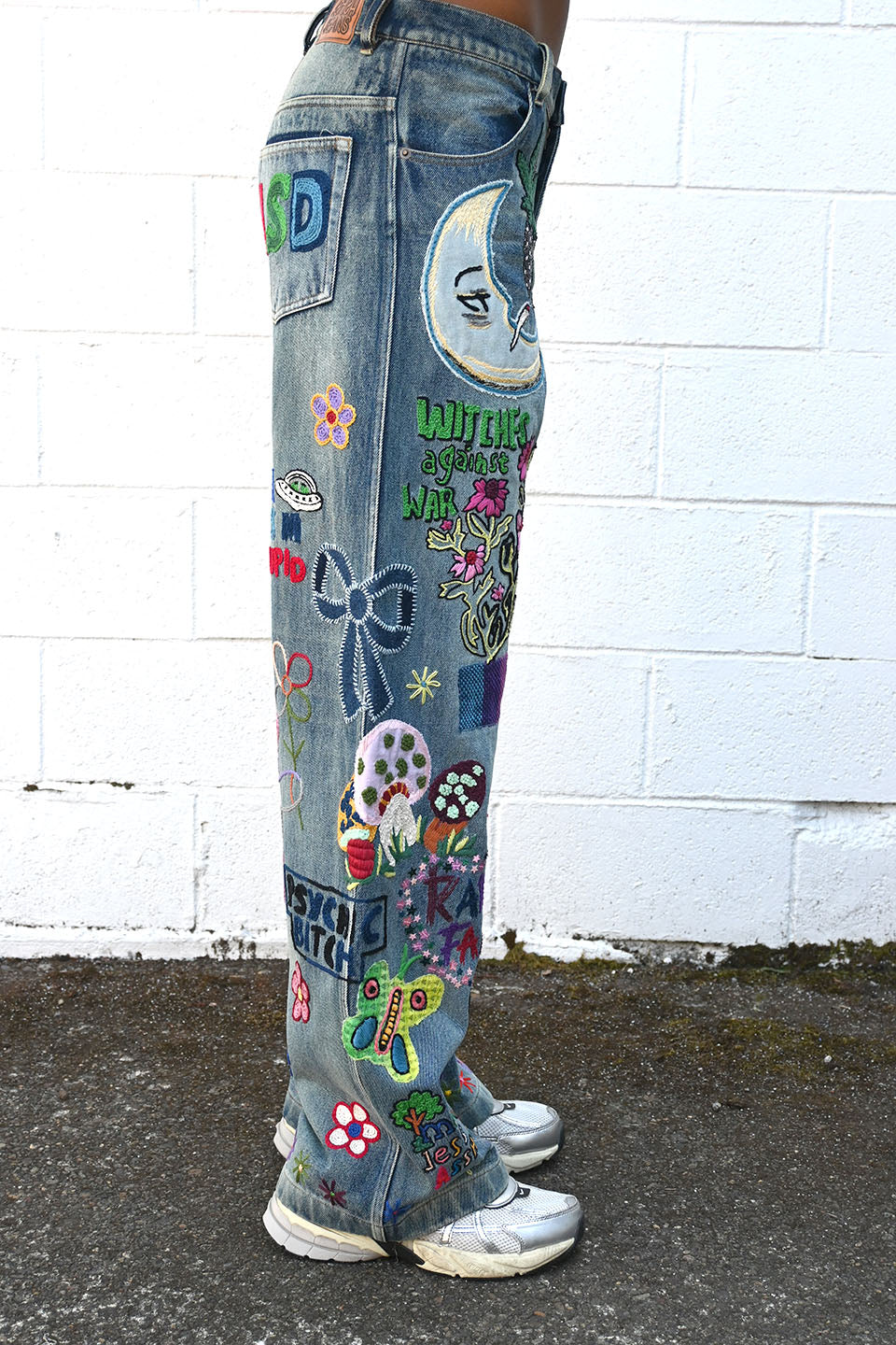 Embroidered Jeans