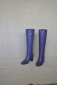 Bess Tall Purple Boots