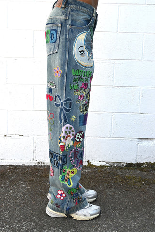 Embroidered Jeans