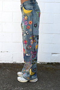 Embroidered Jeans