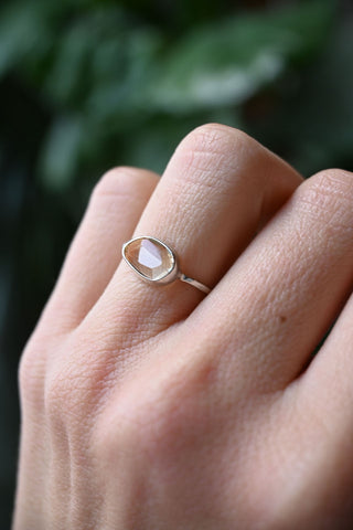 Citrine Silver Ring