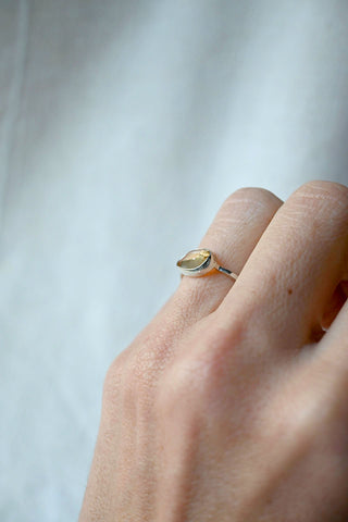 Citrine Silver Ring