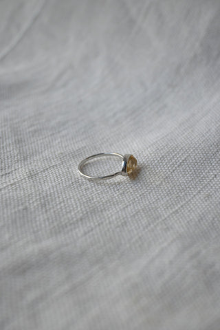 Citrine Silver Ring