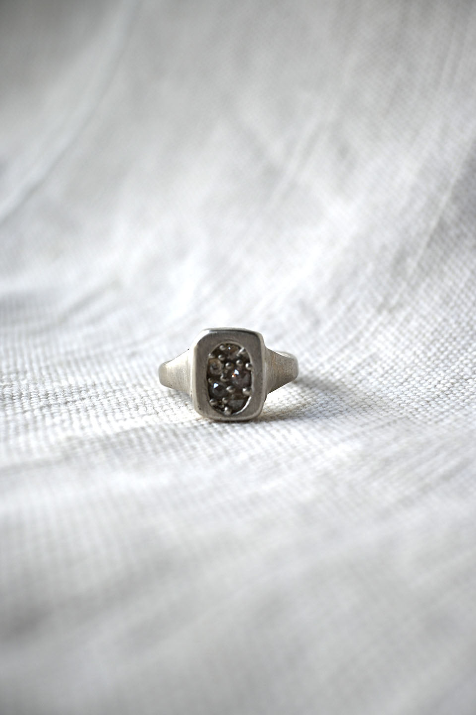 Diamonds Silver Ring