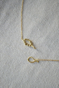 Pear Pearl Pendant and Gold Chain