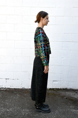 Canvas Lined with Love Skirt - Black Mix