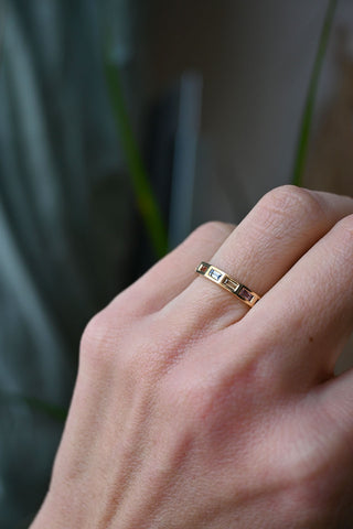 Umba Sapphire Baguette Ring