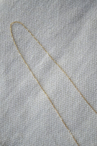Pear Pearl Pendant and Gold Chain