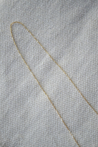 Pear Pearl Pendant and Gold Chain