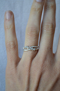 Encrusted Tiny Branch Ring