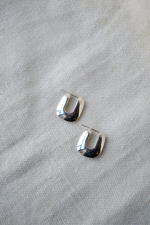 Larson Earring Silver / Brass