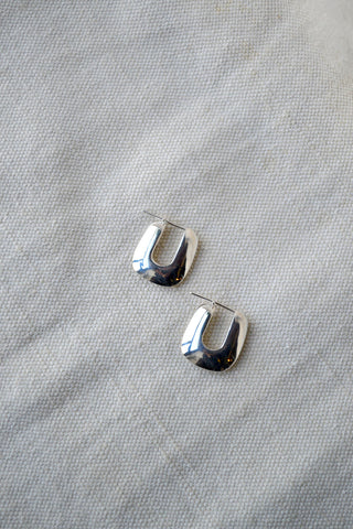 Larson Earring Silver / Brass