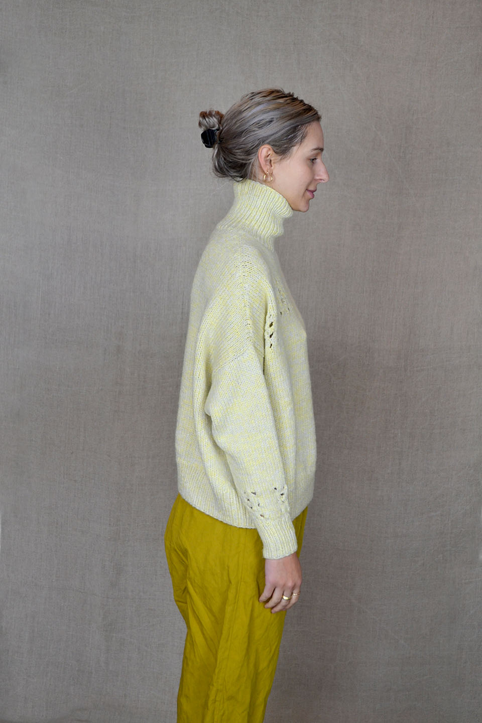 Lemon&Cream Open Knit Turtleneck