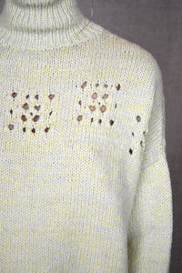 Lemon&Cream Open Knit Turtleneck