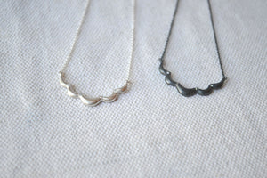 Scallop Diamond Necklaces