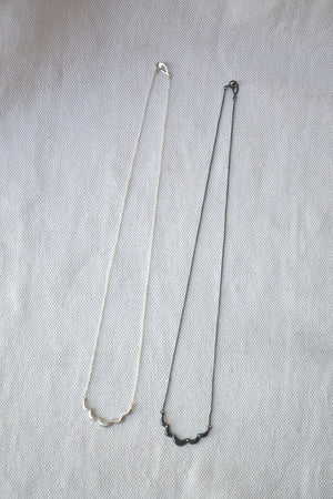 Scallop Diamond Necklaces
