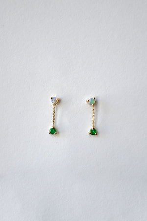 Small Two-Step Chain Earring