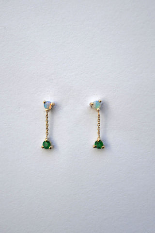 Small Two-Step Chain Earring