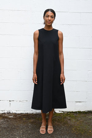 Sleeveless Seersucker Dress