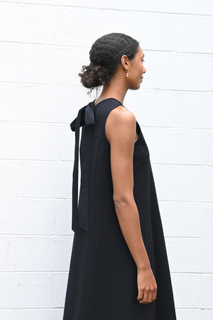 Sleeveless Seersucker Dress