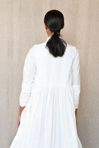 Aria Soft Cotton White Dress