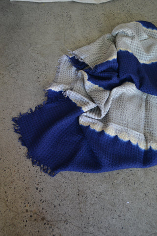 Waffle Weave Linen Throw