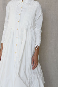 Aria Soft Cotton White Dress