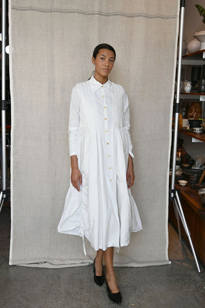 Aria Soft Cotton White Dress