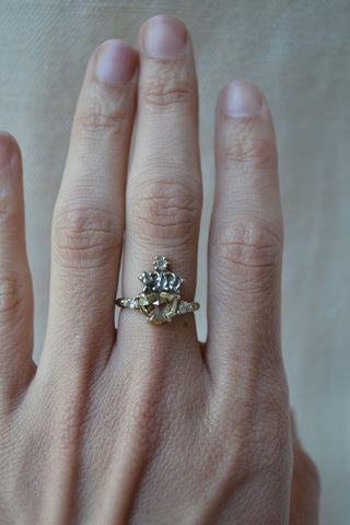 Crowned Heart Ring