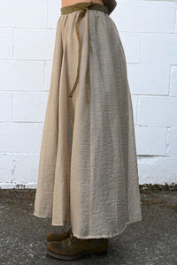 Long Khaki Skirt