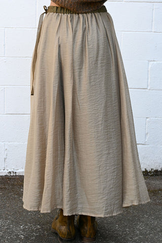 Long Khaki Skirt